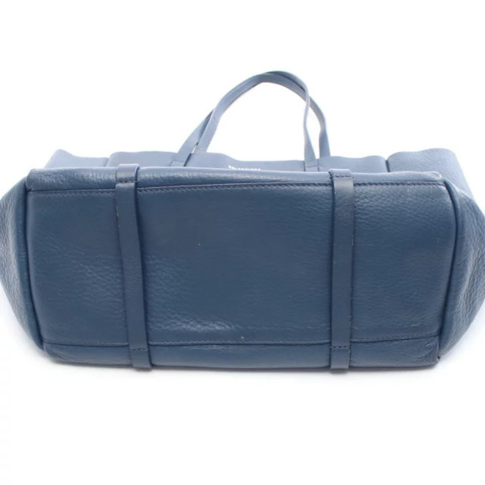 Balenciaga Leather Bag Tote Blue - Picture 8 of 10
